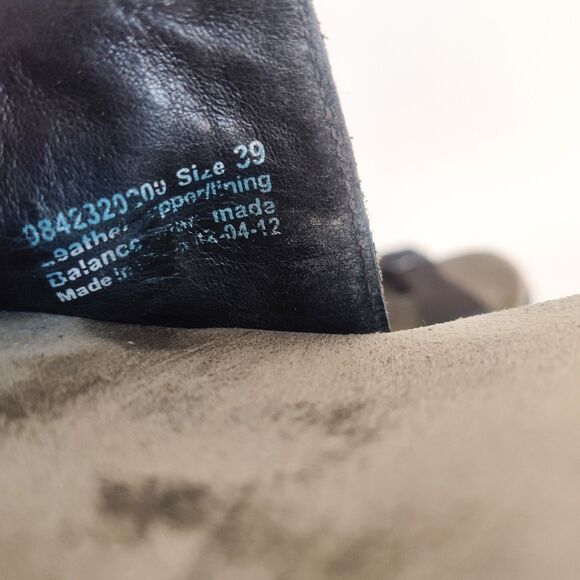 Dansko Sandals Womens Size 39 9 Metallic Black Leather Strappy Open Toe Clogs - Picture 10 of 11